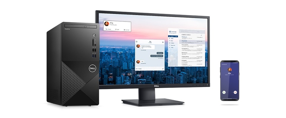 Dell Vostro 3888 Compact Desktop Intel 10Gen Core i7 Wireless & Bluetooth