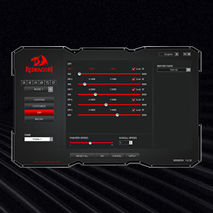 Redragon M612 Predator RGB 11 Programmable Buttons & 5 Backlit Modes