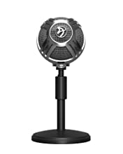 Arozzi Sfera USB Microphone for Gaming & Streaming, Chrome