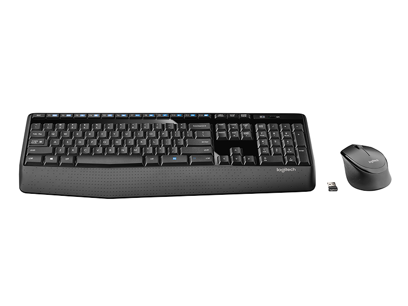 Logitech MK345 Wireless Keyboard and Mouse Combo (Black)