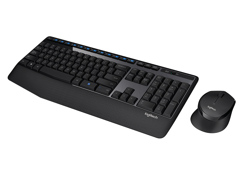 Logitech MK345 Wireless Keyboard and Mouse Combo (Black)