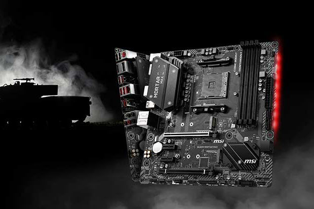 MSI B450M Mortar Max B450 DDR4 Micro ATX Motherboard