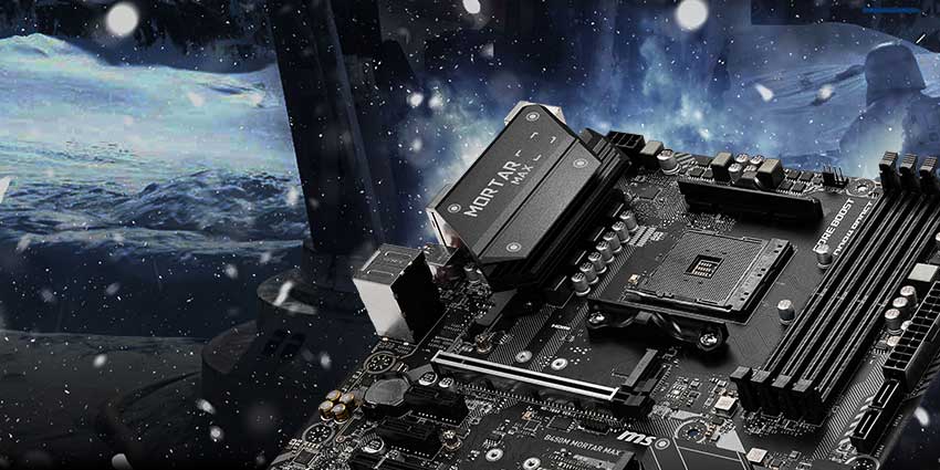 MSI B450M Mortar Max B450 DDR4 Micro ATX Motherboard
