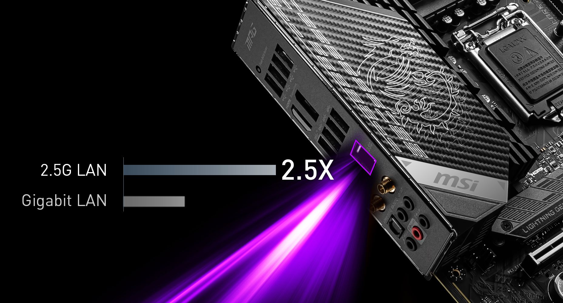 MSI MPG Z590 GAMING CARBON WIFI Intel Z590 ATX Intel Motherboard