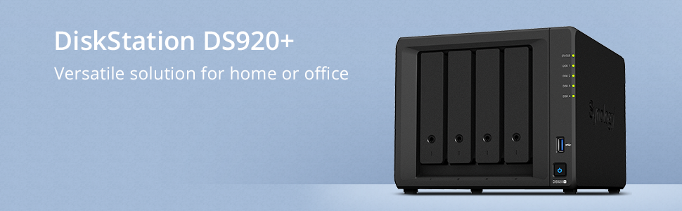 Synology DiskStation DS920+ 4-Bay NAS Enclosure
