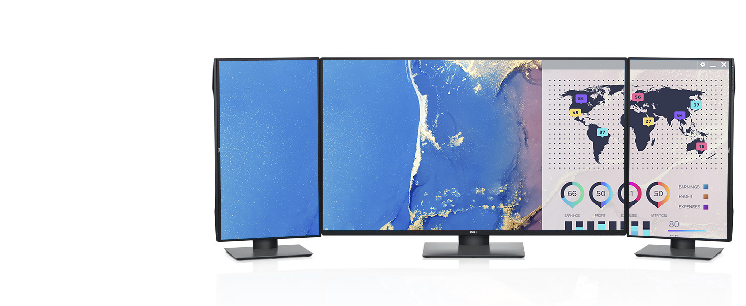 Dell U4320Q 43\" 4K UltraSharp IPS Thin Bezel USB-C VESA, Black