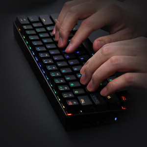 Redragon K530 RGB 61 Keys USB-C & Bluetooth for PC, Laptop, Cell Phone - Black