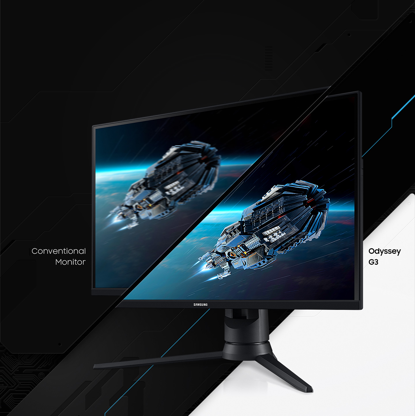 SAMSUNG 27\" Odyssey G3 G35T Full HD144hz 1MS Gaming Monitor