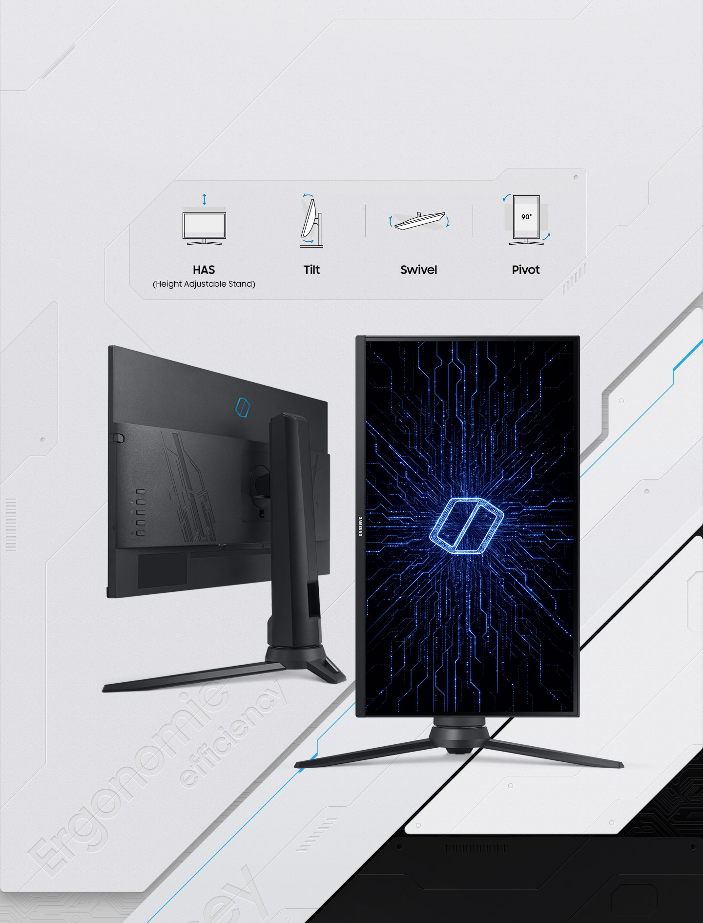 SAMSUNG 27\" Odyssey G3 G35T Full HD144hz 1MS Gaming Monitor