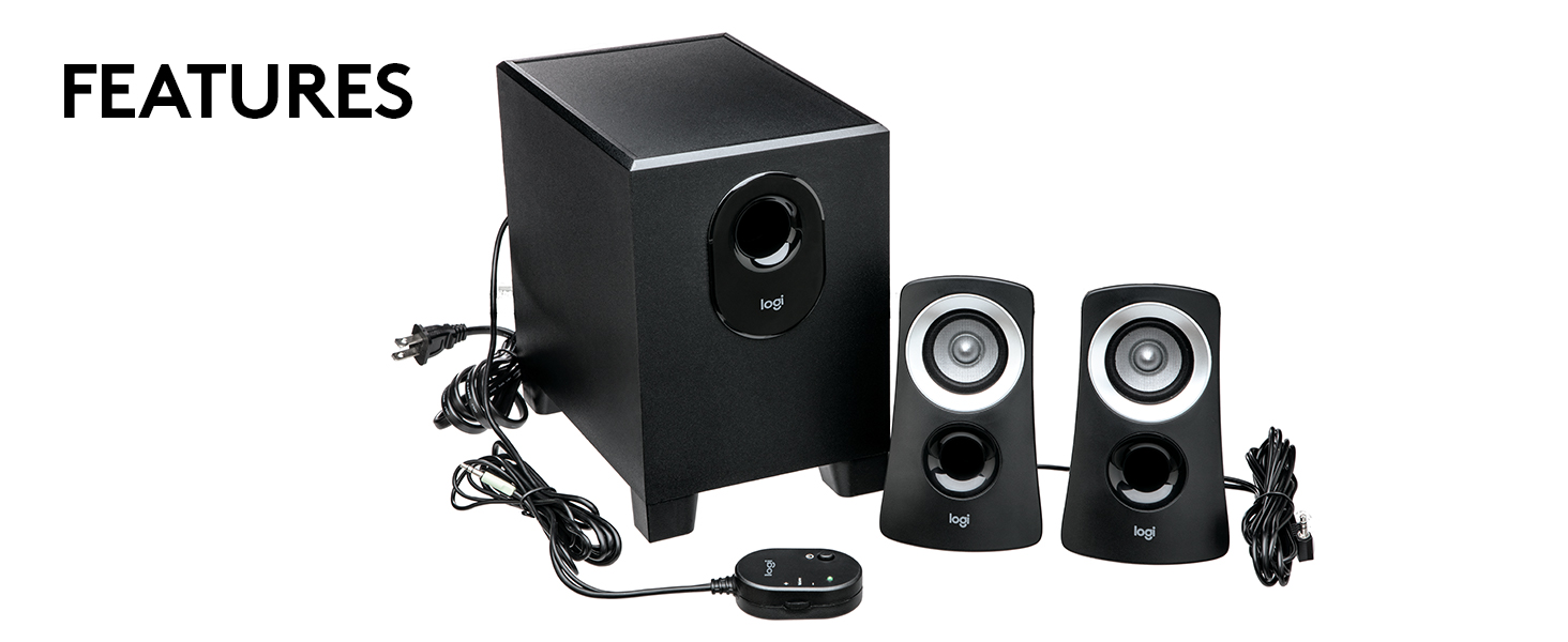 Logitech Z313 Computer Speaker System with Subwoofer