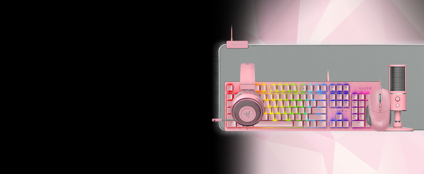 Razer Goliathus Extended Chroma Gaming Mouse Pad - Quartz Pink
