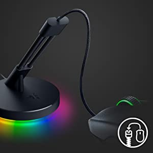 Razer Mouse Bungee V3 Chroma Mouse Cable Holder with RGB Lighting