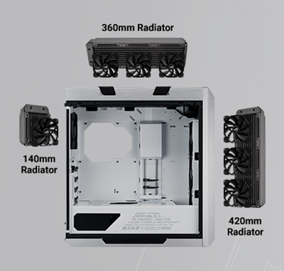 ASUS ROG Strix Helios GX601 White Edition RGB Mid-Tower