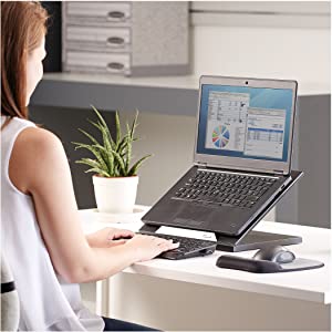Fellowes Designer Suites Laptop Riser - Black (8038401)