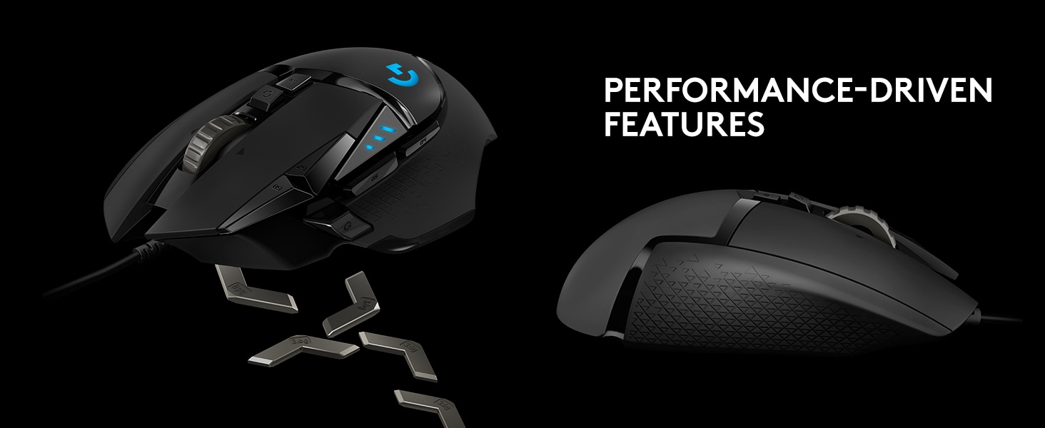 Logitech G502 HERO High Performance 16K DPI Gaming Mouse