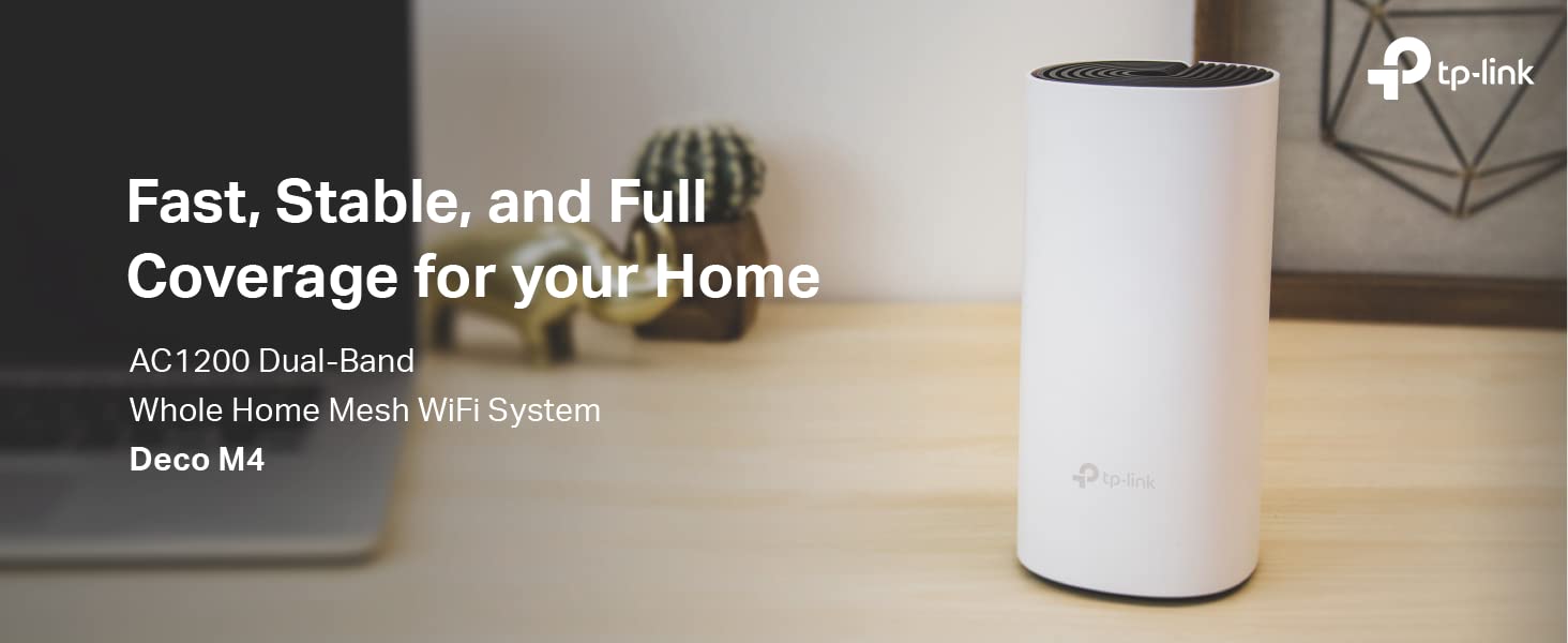TP-Link Deco M4 AC1200 Whole Home Mesh WiFi (3-Pack)