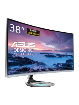 ASUS Designo Curve MX38VC 38\" IPS 4K Eye Care with Qi Charging