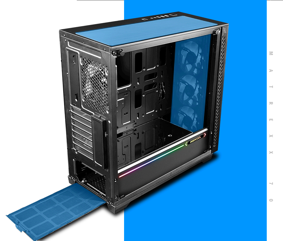 DeepCool MATREXX 70 Modular Design Tempered Glass Gaming Case