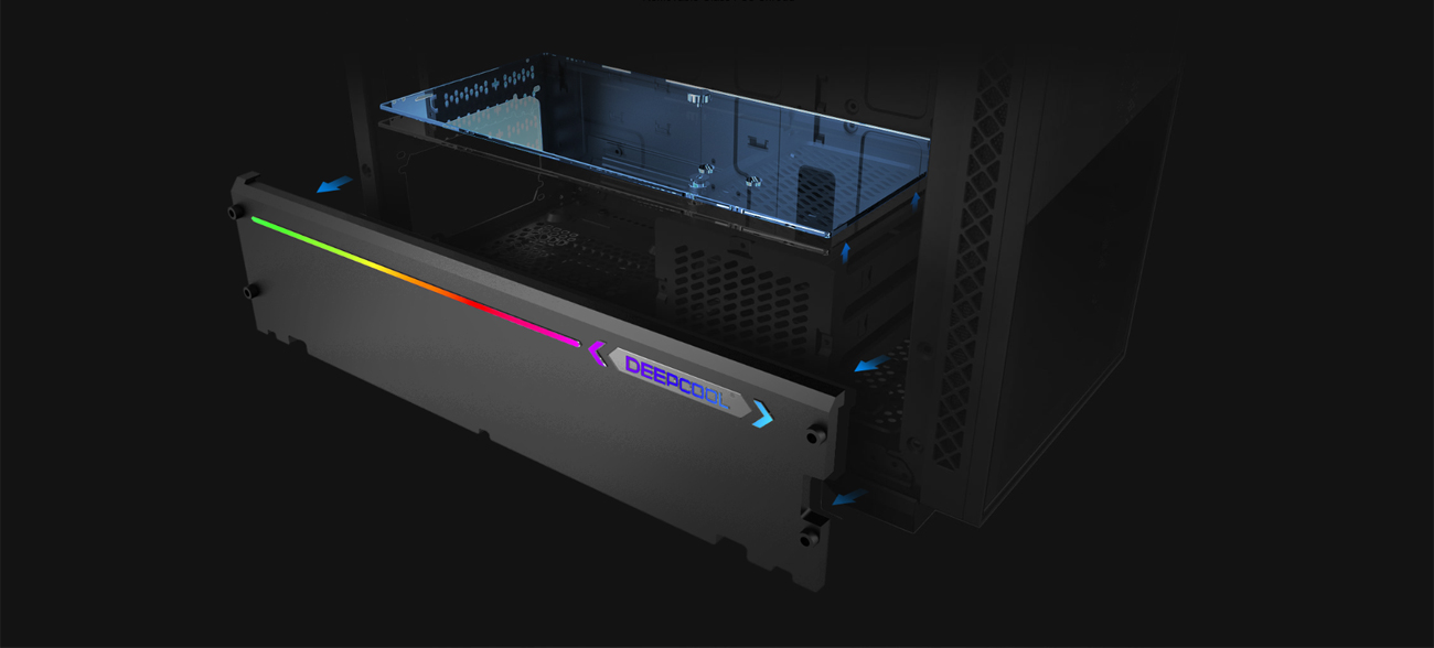 DeepCool MATREXX 70 Modular Design Tempered Glass Gaming Case