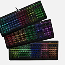 HyperX Alloy HX-KB5ME2-US Core RGB Membrane Gaming Keyboard