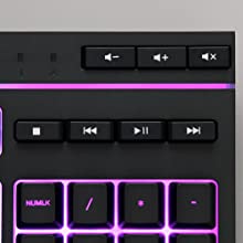 HyperX Alloy HX-KB5ME2-US Core RGB Membrane Gaming Keyboard