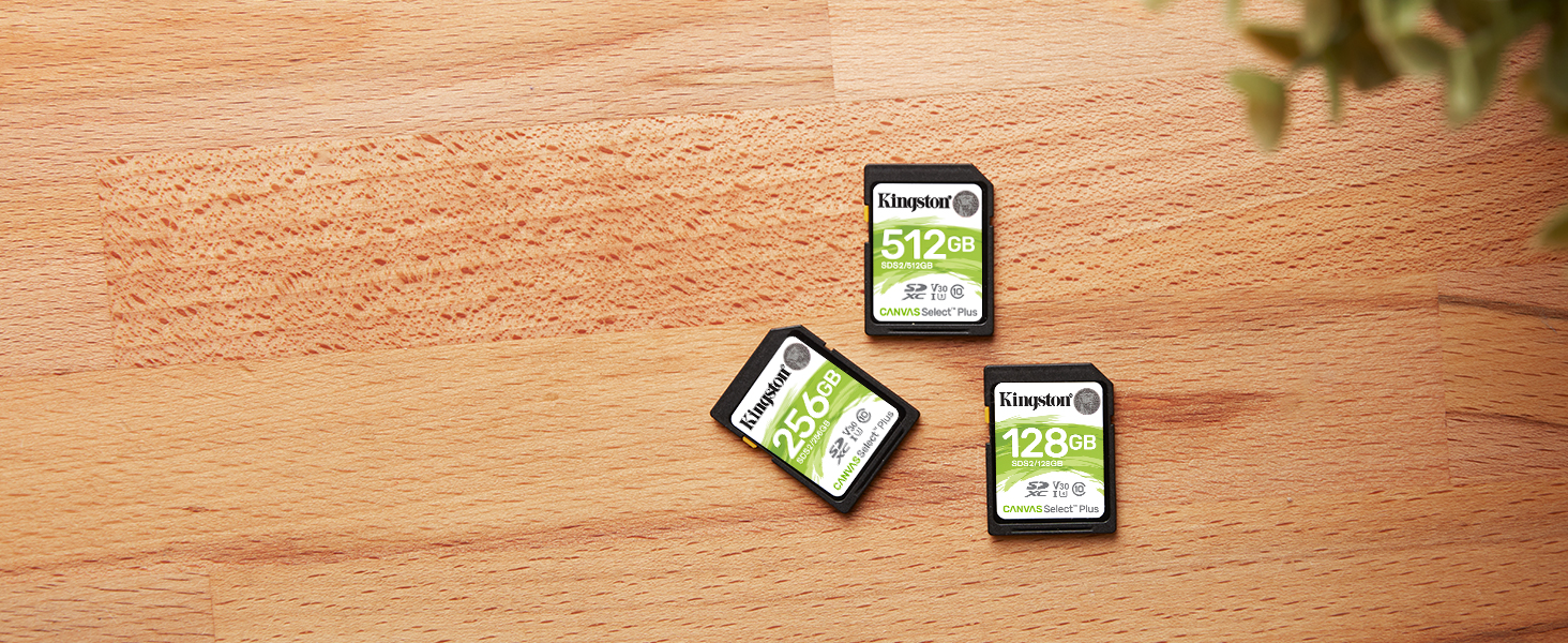 Kingston 128GB SDHC Canvas Select Plus Class 10 UHS-I U1 V10