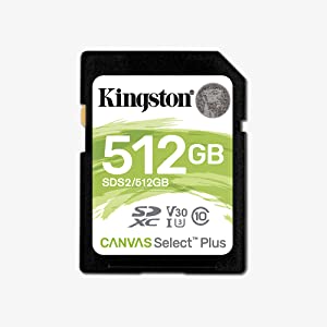 Kingston SDS2/64GB Canvas Select Plus SD Card Class 10 UHS-I