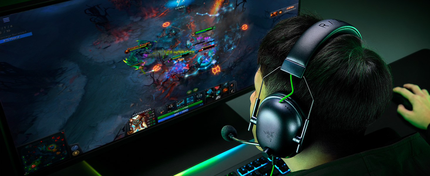 Razer BlackShark V2 X 7.1 Surround Sound 3.5mm Audio Jack - Black