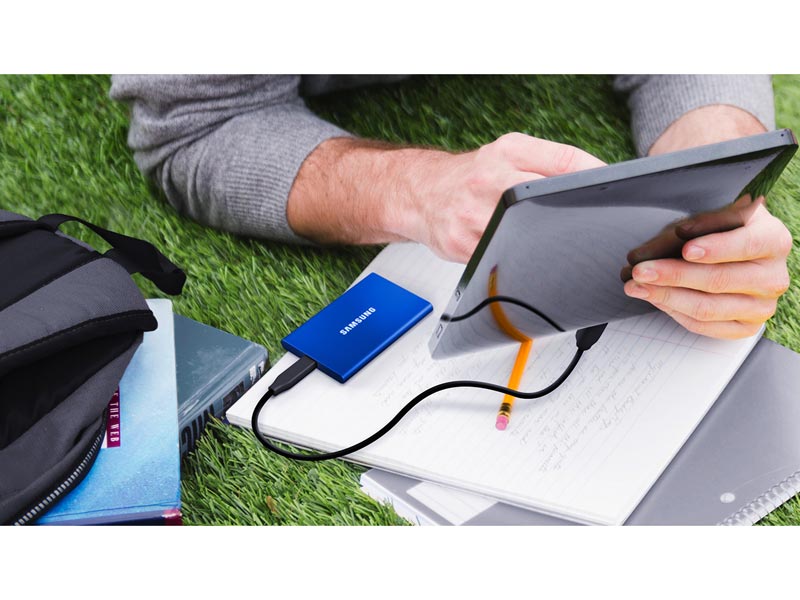 Samsung T7 2TB Portable SSD USB 3.2 Up to 1050MB/s Grey