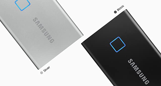 Samsung T7 2TB Touch Portable SSD USB 3.2 Black
