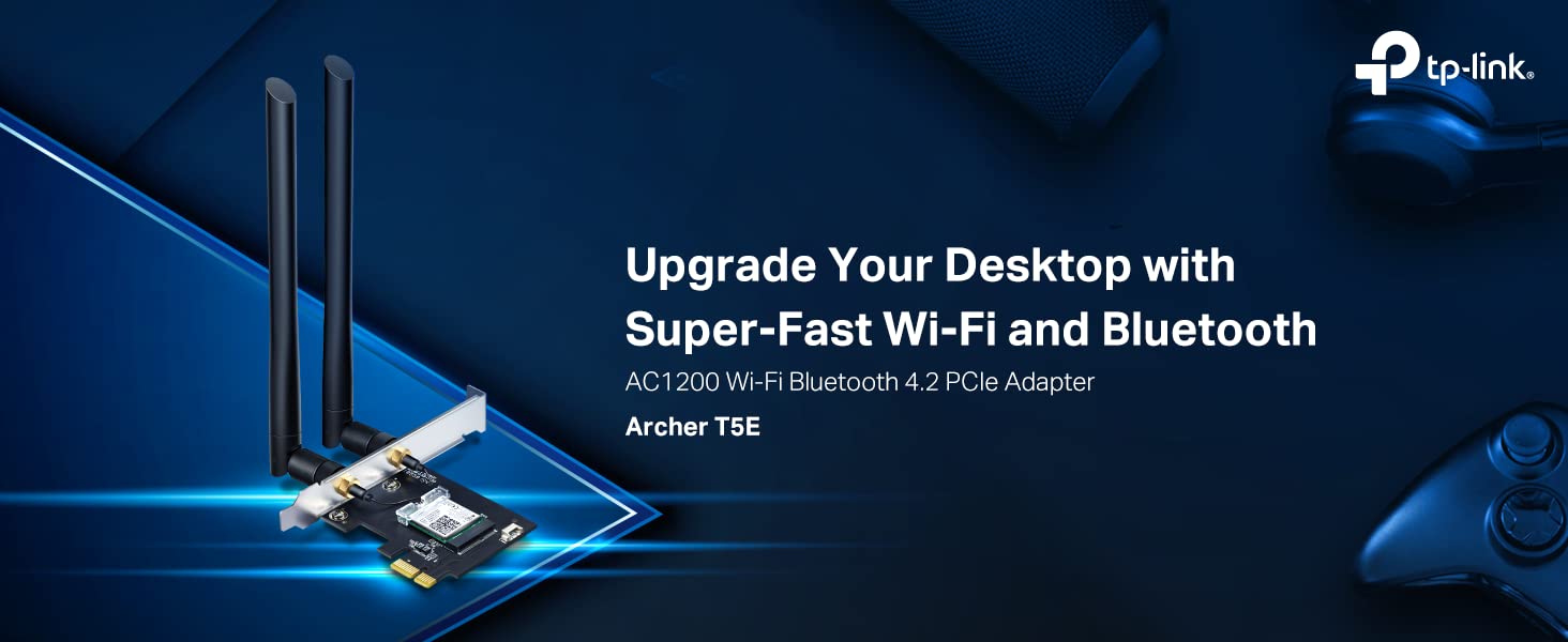 TP-Link Archer T5E AC1200 Dual Band Wireless PCIe & Bluetooth 4.2