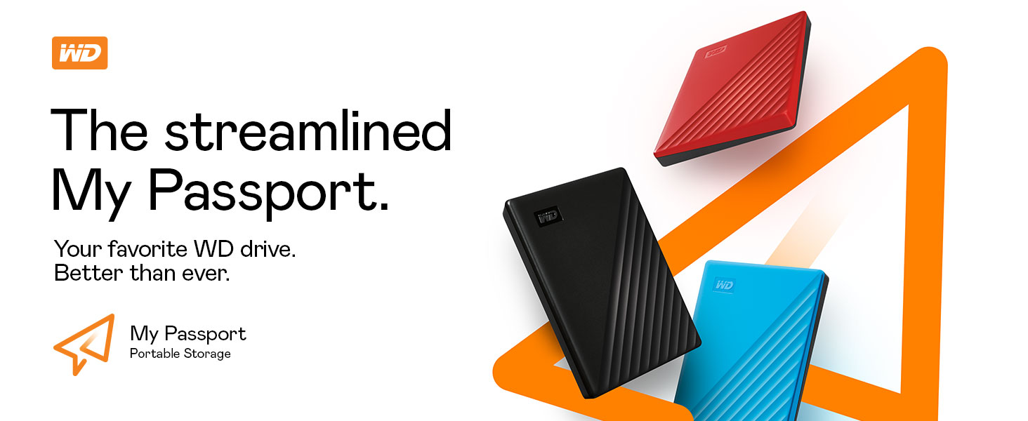 WD 5TB My Passport Portable External Hard Drive, Black
