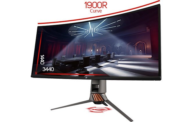 ASUS 34\" PG349Q 4K UltraWide Quad HD 120Hz G-SYNC Curved