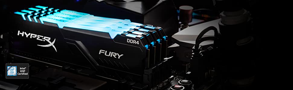 HyperX Fury 8GB RGB 3733 MHz DDR4 Memory