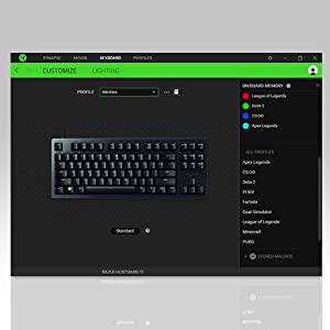 Razer Huntsman Tournament Edition - Linear Optical Switch