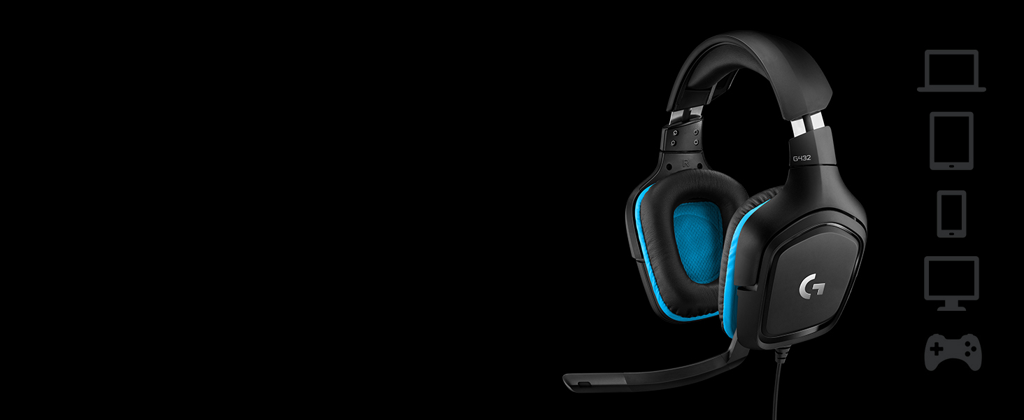 Logitech G432 7.1 Surround Sound Gaming Headset