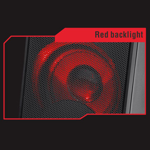 Redragon Stentor GS500 Stereo Gaming Speakers Red LED