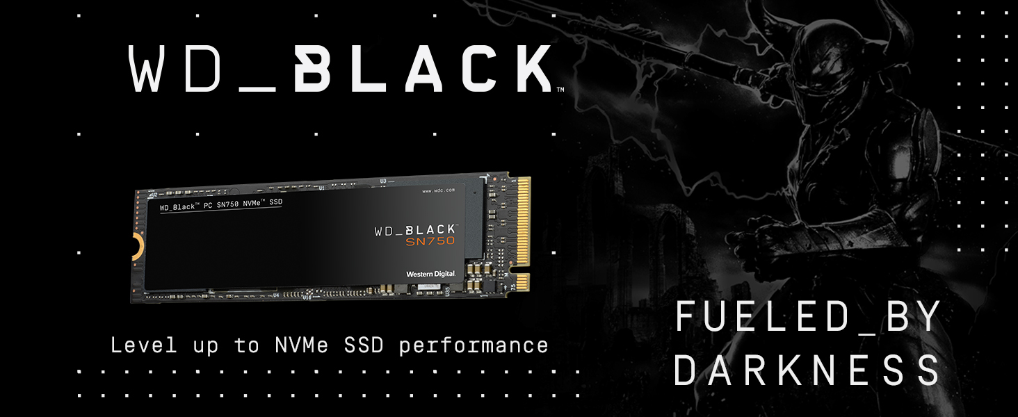 WD BLACK SN750 500GB M.2 NVMe Gaming SSD