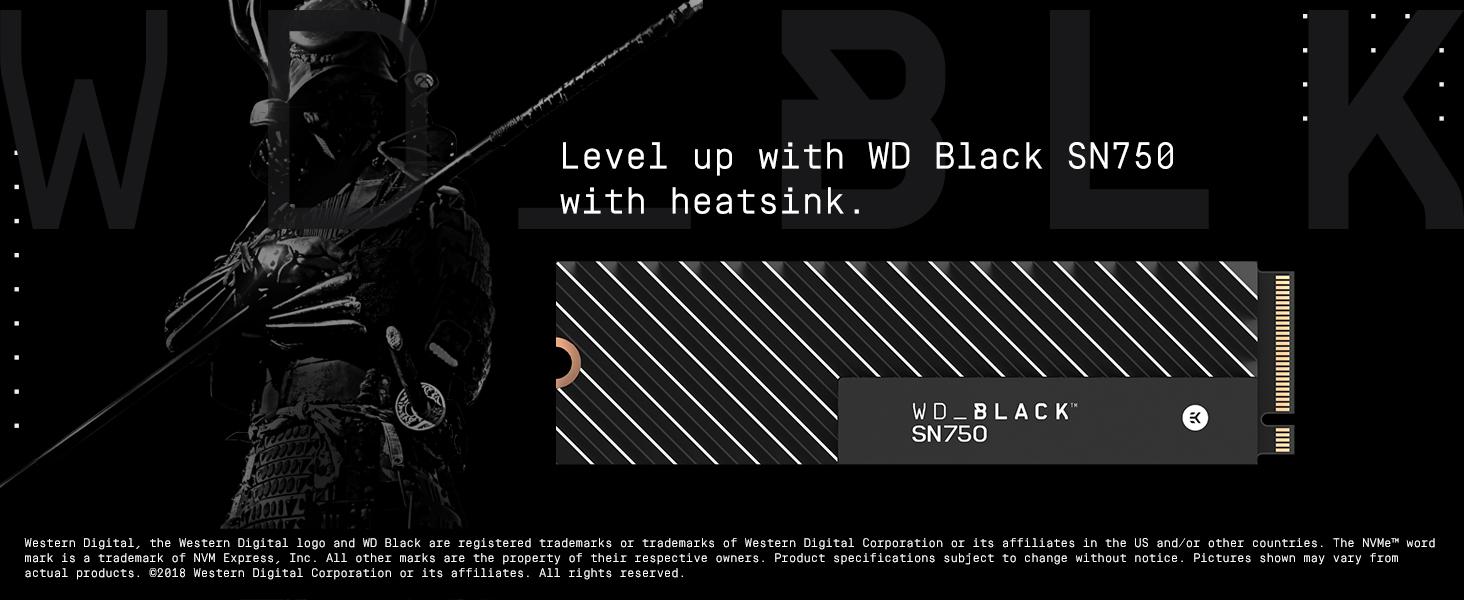 WD BLACK SN750 500GB M.2 NVMe Gaming SSD