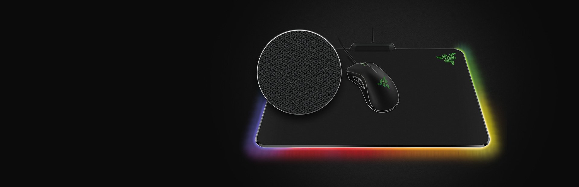 Razer Firefly Chroma Custom Lighting Cloth Mouse Pad