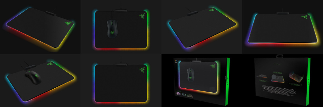 Razer Firefly Chroma Custom Lighting Cloth Mouse Pad
