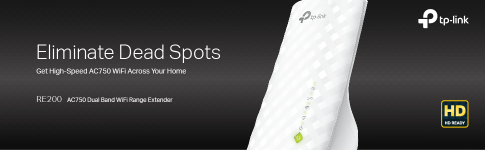 TP-Link RE200 AC750 Wi-Fi Range Extender