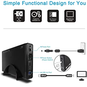 Vantec NexStar TX NST-328S3-BK 3.5 inch USB 3.0