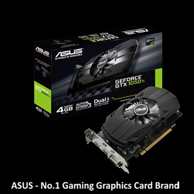 Asus NVIDIA GTX 1050 Ti PHOENIX Fan 4GB GDDR5