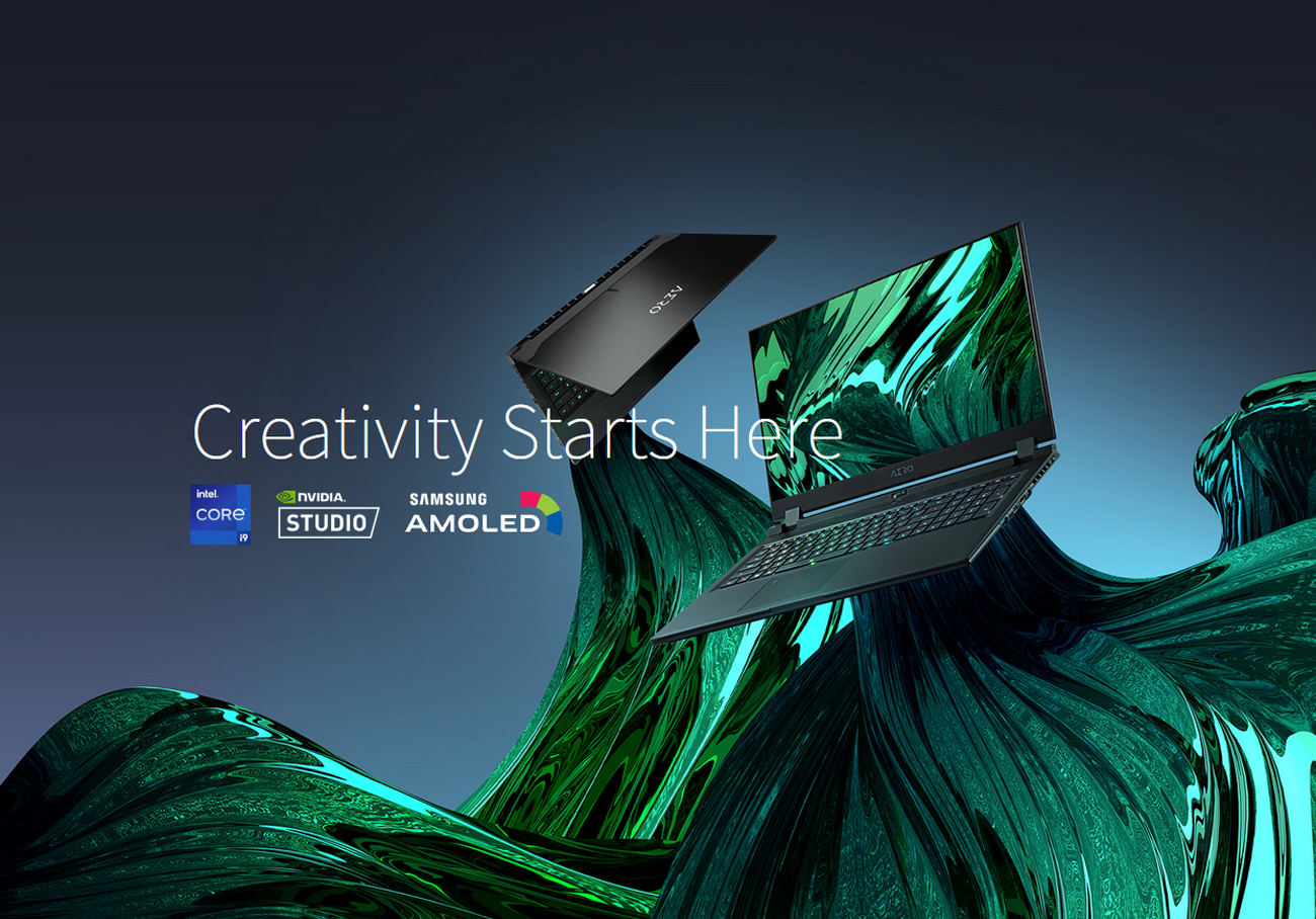 GIGABYTE AERO 15 OLED NEW 11Gen Core i7 8-Cores w/ RTX 3080 OLED 4K Display