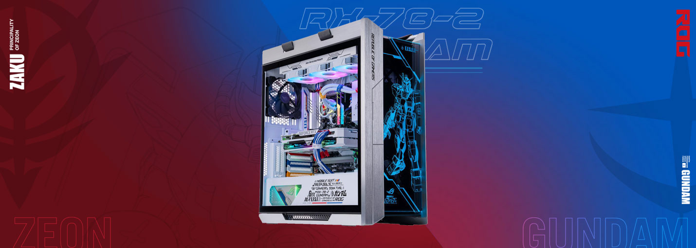 Gundam MAX Limited Edition Gaming PC 5Gen AMD Ryzen 5800X3D w/ RTX 3080 TI Liquid Cooled