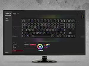 HP HyperX Alloy Origins Core Tenkeyless Linear Red Switch RGB LED Backlit Mechanical Keyboard