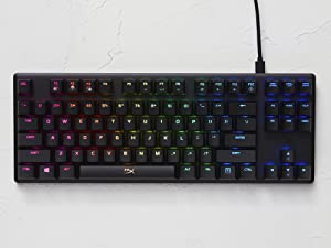 HP HyperX Alloy Origins Core Tenkeyless Linear Red Switch RGB LED Backlit Mechanical Keyboard