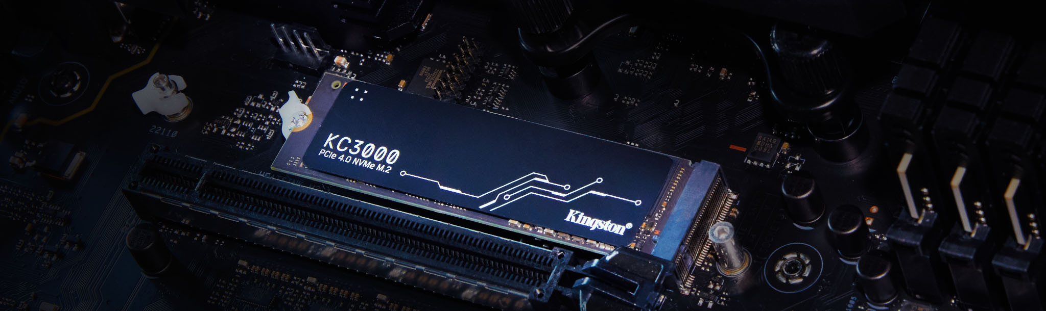 Kingston KC3000 500GB PCIe 4.0 NVMe M.2 SSD up to 7,000MB/s