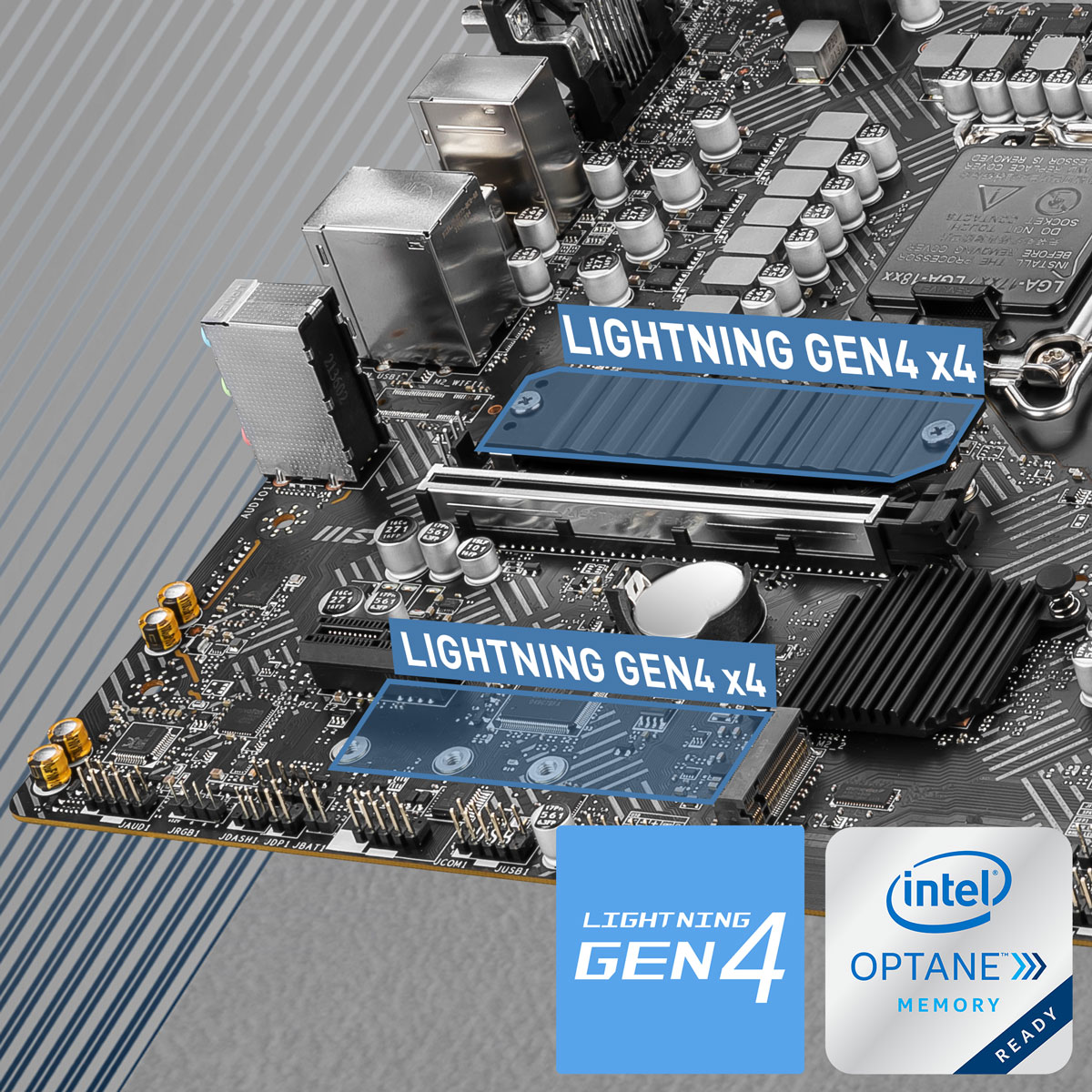 MSI PRO B660M-G DDR4 12th Gen Intel Core PCIe 4 2.5G LAN 2x M.2 Slots USB 3.2 Mainboard
